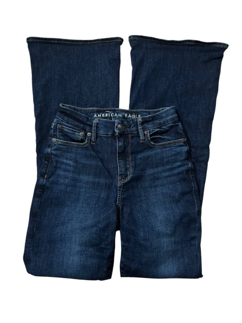 American Eagle Curvy Super High Rise Flare jeans Women's size 2
